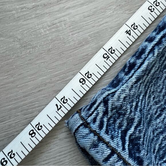 Vtg 80s Stefano acid wash jeans 12 High Rise Straight Leg Mom jean Tapered - Picture 9 of 11